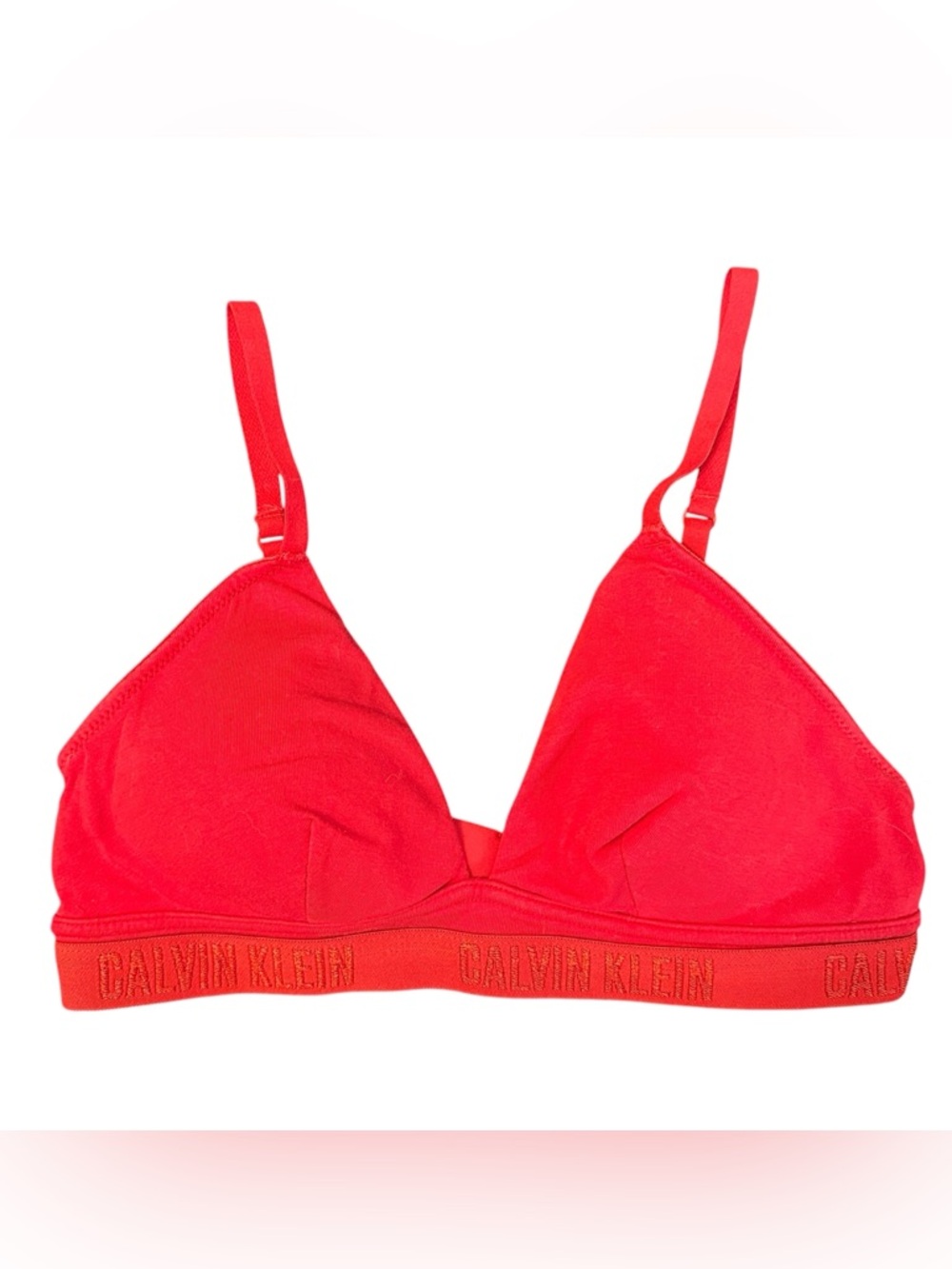 Calvin Klein Red Wireless Bralette